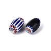 Handmade Millefiori Glass Barrel Beads LA-N002-09F-2