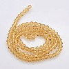 Bicone Glass Beads Strands EGLA-P016-3mm-08-2