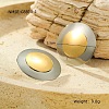 304 Stainless Steel Two Tone Stud Earrings FS-WG8A1D7-12-1
