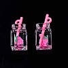 Imitation Drink Resin Pendants CRES-S359-32H-2