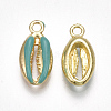 Alloy Enamel Pendants X-PALLOY-T065-27-M-3