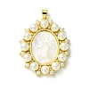 Eco-Friendly Brass Pendants KK-A204-02C-02G-1