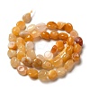 Natural Yellow Aventurine Beads Strands G-I351-B02-2