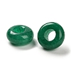 Natural Malaysia Jade Dyed European Beads G-R488-02D-3