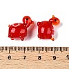 Handmade Lampwork Beads Strands LAMP-N024-36D-4