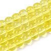 Transparent Glass Beads Strands X-GLAA-T032-T6mm-12-1