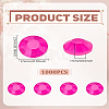 1000Pcs Glass Rhinestone Cabochons DIY-LP0002-52B-2
