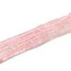 Natural Rose Quartz Beads Strands G-B064-A30-1