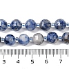 Natural Blue Spot Jasper Beads Strands G-G182-B31-03-5