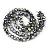 Electroplate Glass Beads Strands X-EGLA-A034-J6mm-S06-A-2