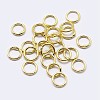 925 Sterling Silver Soldered Closed Jump Rings STER-F036-03G-0.6x4-1