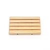 Bamboo Soap Dish DJEW-WH0037-41-1