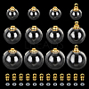   12 Sets 3 Style Openable Transparent Glass Pendants FIND-PH0008-76-1