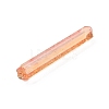 Electroplated Natural Quartz Pendants G-P315-B01-12G-2