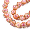 Handmade Lampwork Beads Strands LAMP-N021-45F-3