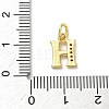 Brass Micro Pave Cubic Zirconia Charms KK-I382-03G-H-3