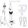 4Pcs Alloy Mobile Strap Sets DIY-SZ0009-99-2