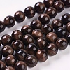 Natural Red Tiger Eye Beads Strands G-C076-10mm-1D-1