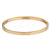 Ion Plating(IP) 304 Stainless Steel Bangles BJEW-E277-42A-G-6