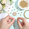 120Pcs Brass Rhinestone Beads KK-PA0001-26G-3