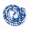 Transparent Baking Paint Glass Beads Strands DGLA-N009-10mm-07-3