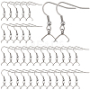 SUNNYCLUE 50Pcs 304 Stainless Steel Earring Hooks STAS-SC0008-30-1