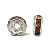 Brass Grade A Rhinestone Spacer Beads RB-A014-Z6mm-14S-4