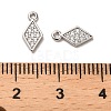 Rhodium Plated 925 Sterling Silver Pendant STER-H110-09P-3