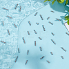 2000Pcs 4 Styles Glass Twisted Bugle Beads SEED-GO0001-09C-4