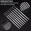 8Pcs Stainless Steel Clay Pottery Sculpture Feather Wire Texture Tool DIY-UN0003-25-5