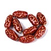 Vintage Handmade Porcelain Beads PORC-Q008-12E-2
