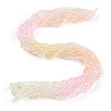 Transparent Glass Beads Strands X-GLAA-E036-07B-1