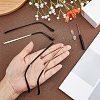 4Pcs 2 Colors Alloy Eyeglasses Arm FIND-GF0004-29-3