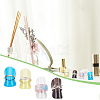 40Pcs 4 Colors Plastic Jewelry Ring Display Planks KY-PH0001-47-6