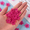 Frosted Acrylic Bead Caps MACR-S371-08A-706-5