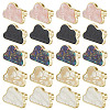20Pcs 5 Colors Zinc Alloy & Acrylic Drawer Cabinets Handles FIND-DR0002-43-1