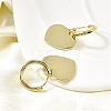 Brass Heart Hoop Earrings EJEW-L261-022G-3
