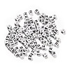 Opaque Acrylic Beads OACR-S076-01N-1