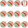 12Pcs Transparent Glass Beads GGLA-PH0001-59-1