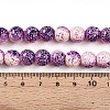 Transparent Baking Paint Glass Beads Strands DGLA-N009-10mm-04-5
