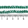 Electroplate Transparent Glass Beads Strands EGLA-A035-T4mm-A18-4