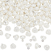 WADORN 100Pcs Plastic Imitation Pearl Shank Buttons FIND-WR0010-12-1