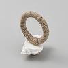 Conch Shell & Jute Rope Napkin Rings AJEW-WH20042-44D-2