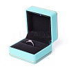 Square Plastic Jewelry Ring Boxes OBOX-F005-03A-3