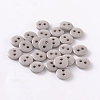 2-Hole Flat Round Resin Sewing Buttons for Costume Design BUTT-E119-24L-05-1