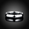 Fashionable 316L Titanium Steel Finger Rings for Women RJEW-BB07173-6-2