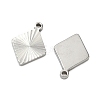 304 Stainless Steel Pendants STAS-C167-08F-P-2