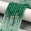Natural Green Onyx Agate Beads Strands G-Q002-C02-01-5