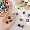 GOMAKERER 40 Sets 10 Colors Plastic Doll Craft Eyes DIY-GO0001-72-3