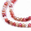 Opaque Glass Beads Strands GLAA-T006-12C-3